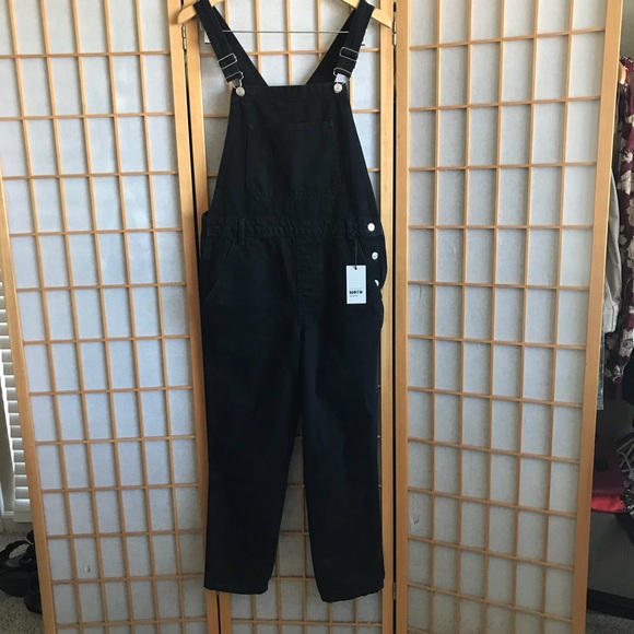 Topshop Denim - TopShop Black Jeans Overalls